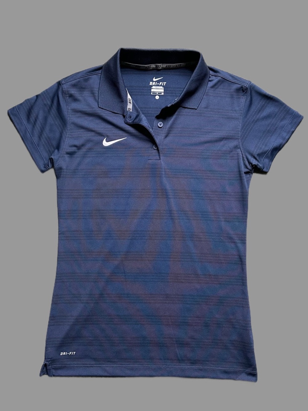 Nike Women's Navy Blue Dri-FIT Polo